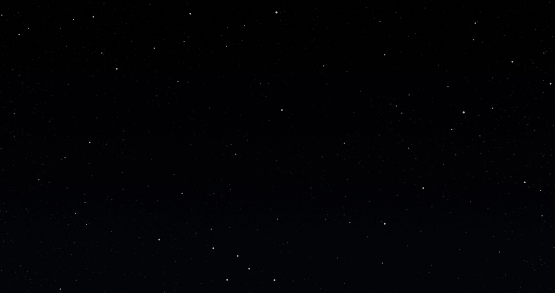 A starry night sky with numerous small stars scattered across a dark background.