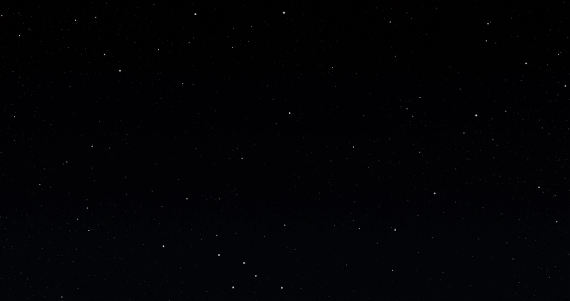 A starry night sky with numerous small stars scattered across a dark background.