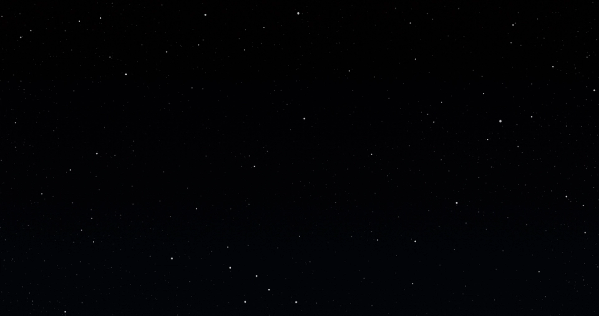 A starry night sky with numerous small stars scattered across a dark background.
