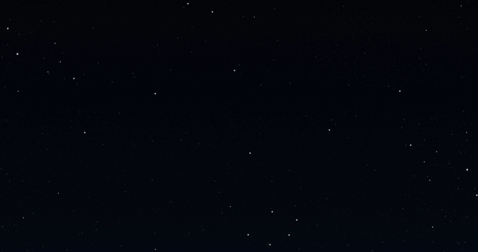 A starry night sky with numerous small stars scattered across a dark background.