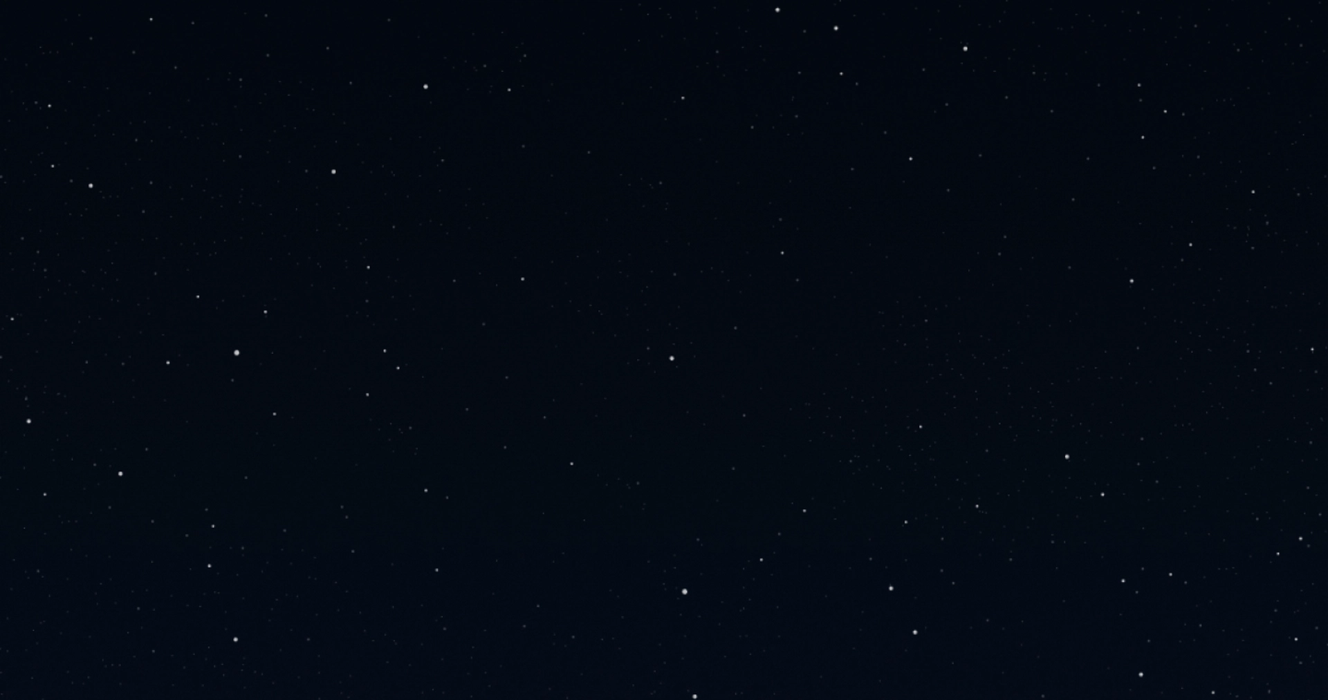 A starry night sky with numerous small stars scattered across a dark background.